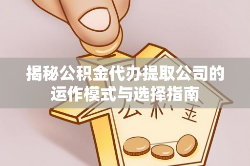 金东揭秘公积金代办提取公司的运作模式与选择指南