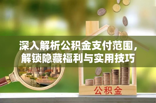 金东深入解析公积金支付范围，解锁隐藏福利与实用技巧