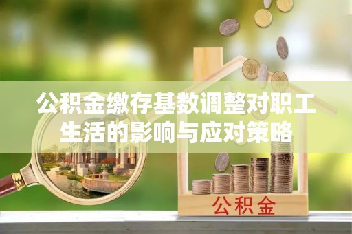 金东公积金缴存基数调整对职工生活的影响与应对策略